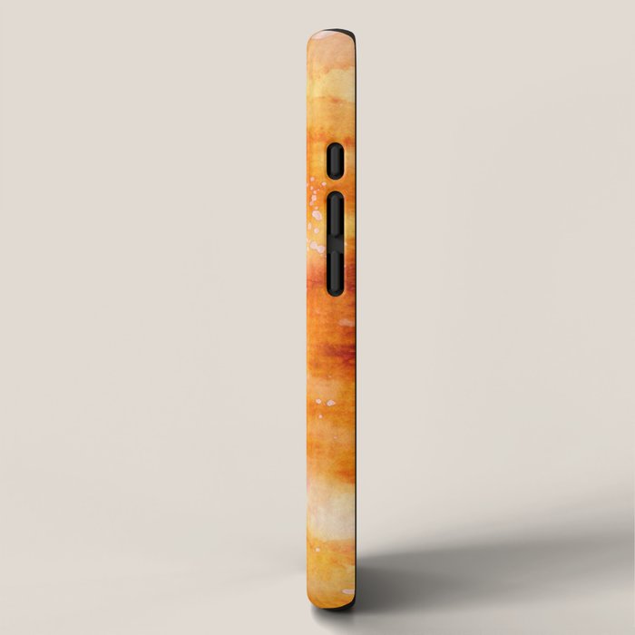 Make Everything Beautiful - inspirational quote on watercolor abstract iPhone Case Gallery Image 2