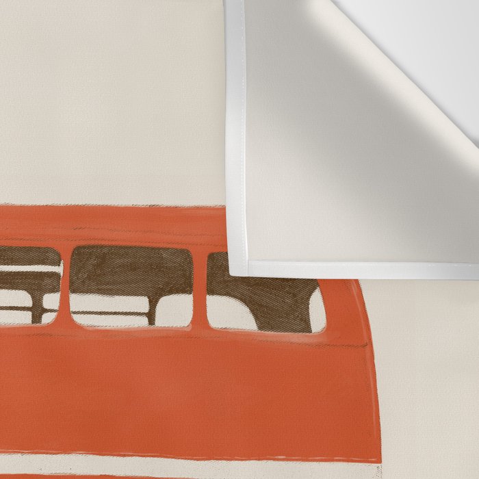 Double-Decker London Bus Wall Tapestry Gallery Image 3