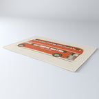 Double-Decker London Bus Rug Gallery Image 3