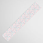 Tossed Ditsy Florals - Lilac Blue Table Runner Gallery Image 3