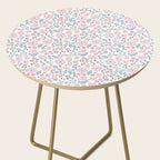 Tossed Ditsy Florals - Lilac Blue Side Table Gallery Image 2