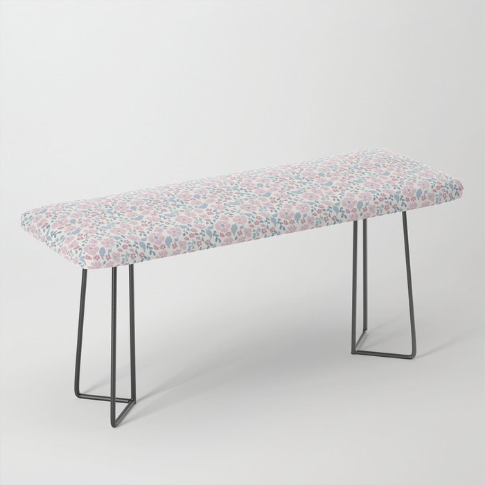 Tossed Ditsy Florals - Lilac Blue Bench Gallery Image 1