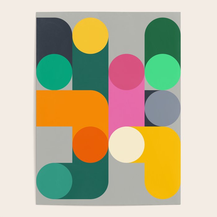 Modern Geometric 85A Poster Gallery Image 4