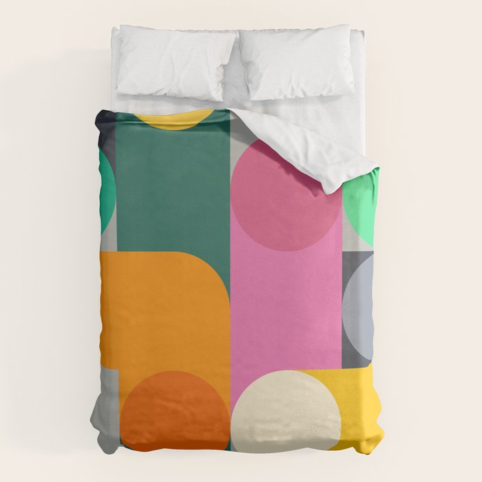 Modern Geometric 85A Duvet Cover Gallery Image 1