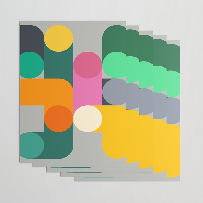 Modern Geometric 85A Wrapping Paper Gallery Image 3