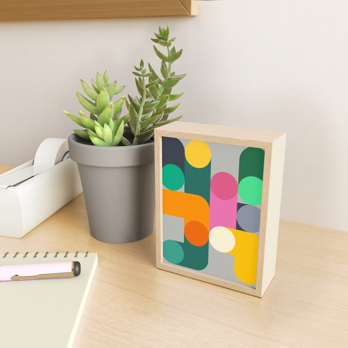 Modern Geometric 85A Mini Art Print Gallery Image 2
