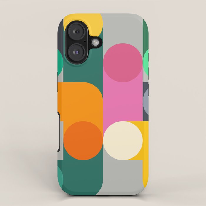 Modern Geometric 85A iPhone Case Gallery Image 1