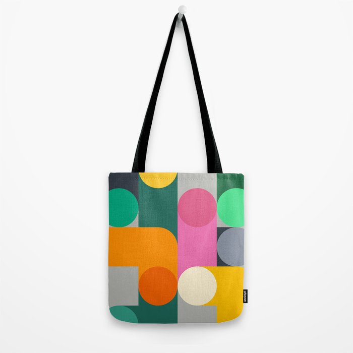 Modern Geometric 85A Tote Bag Gallery Image 2