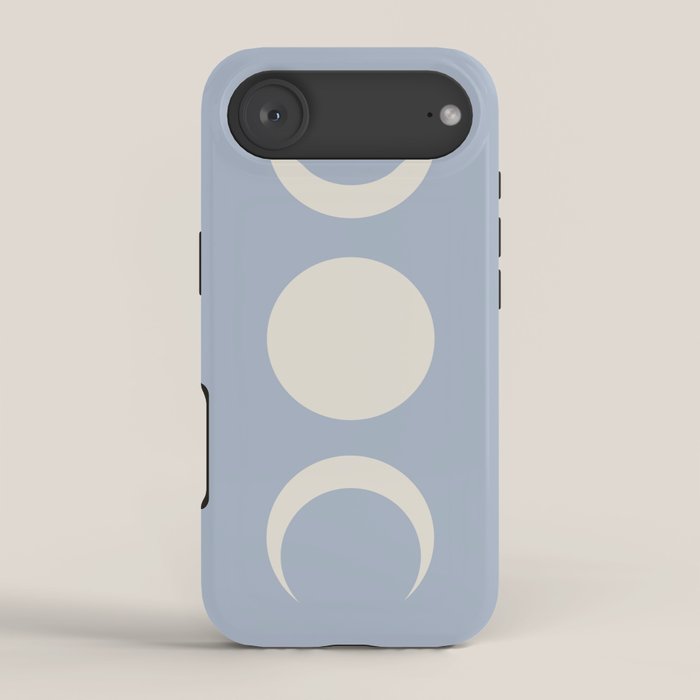Moon Minimalism - Blue iPhone Case Gallery Image 2
