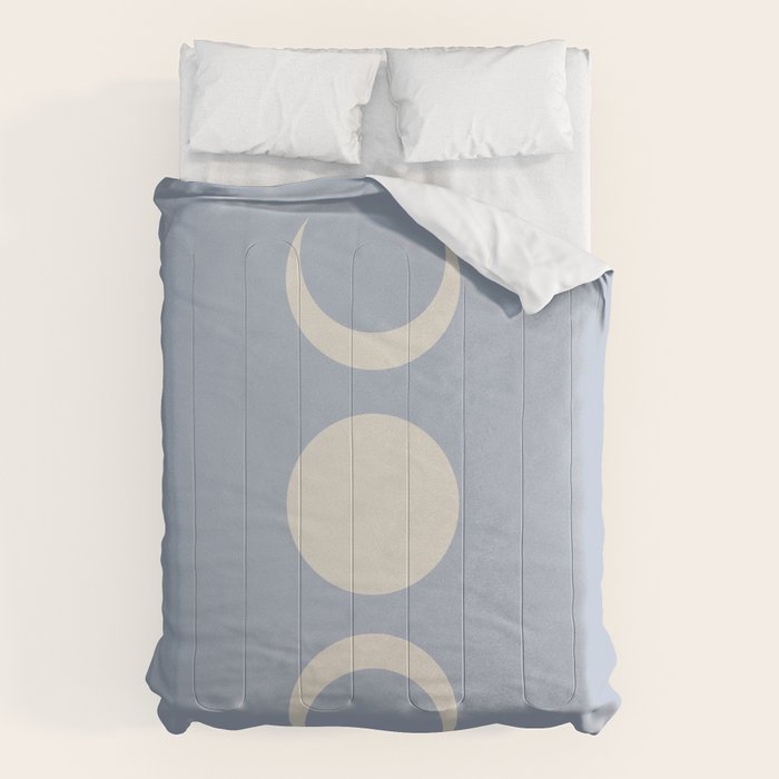 Moon Minimalism - Blue Comforter Gallery Image 6