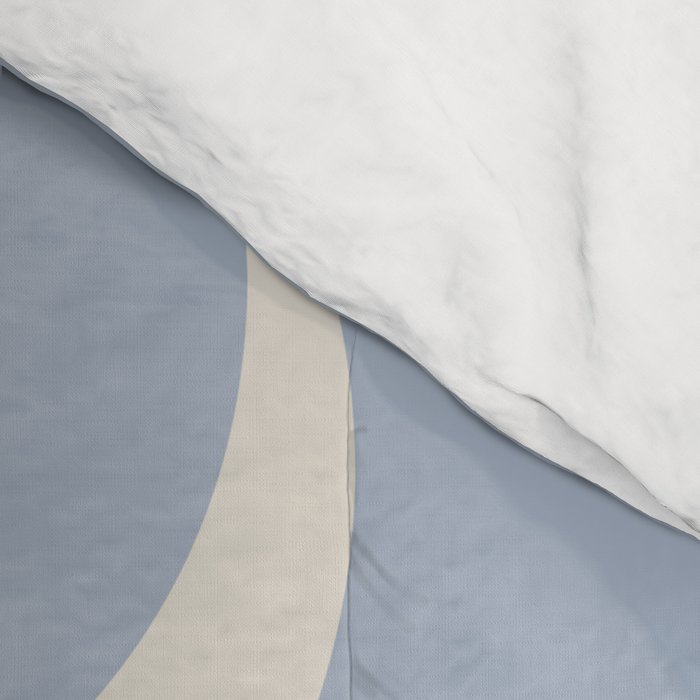 Moon Minimalism - Blue Comforter Gallery Image 4