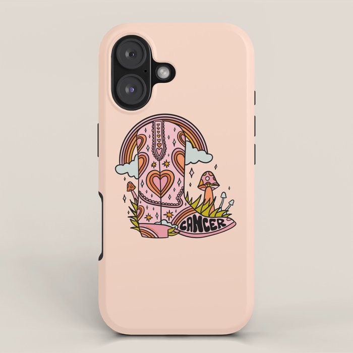 Cancer Cowboy Boot iPhone Case Gallery Image 1