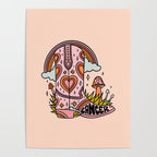 Cancer Cowboy Boot Poster Gallery Image 4