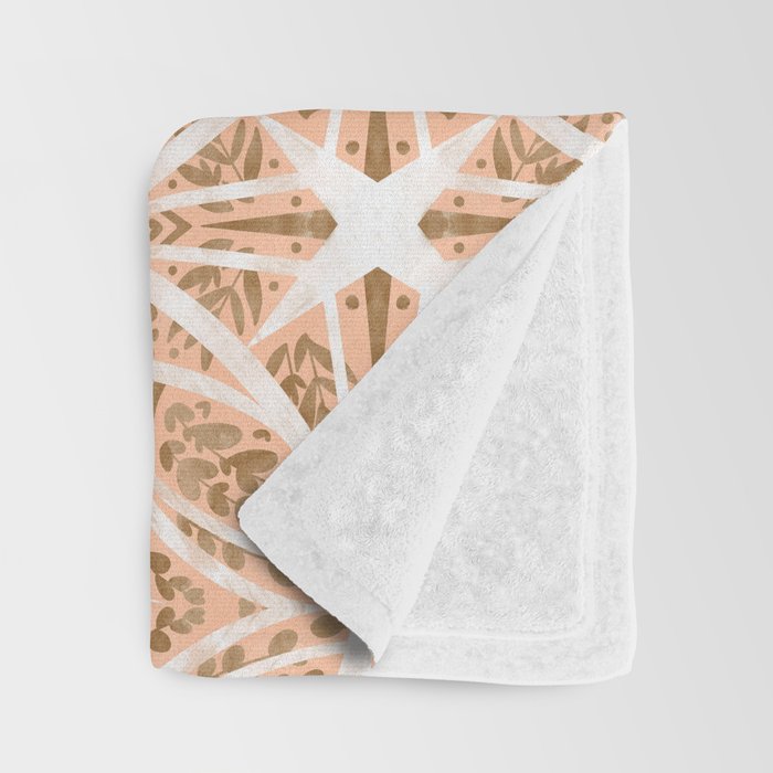 Tile wild leaves starry PF1 Throw Blanket Gallery Image 3