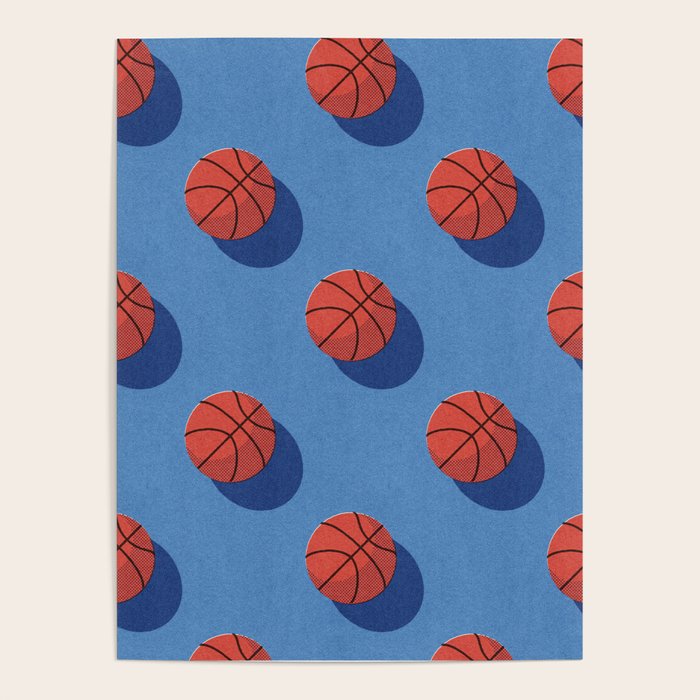 BALLS Basketball - outdoor - pattern Poster Gallery Image 4