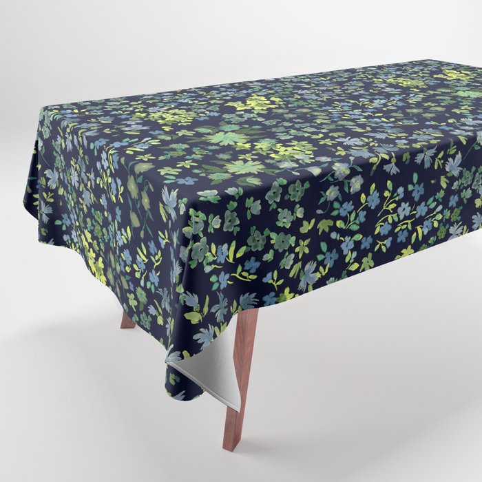 Botanical Night Bloom Tablecloth Gallery Image 1