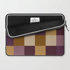 Bold Autumn Checks Pattern - Large XII Laptop Sleeve Gallery Image 2