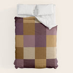 Bold Autumn Checks Pattern - Large XII Comforter Gallery Image 6