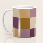 Bold Autumn Checks Pattern - Large XII Coffee Mug Gallery Image 3