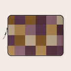 Bold Autumn Checks Pattern - Large XII Laptop Sleeve Gallery Image 1