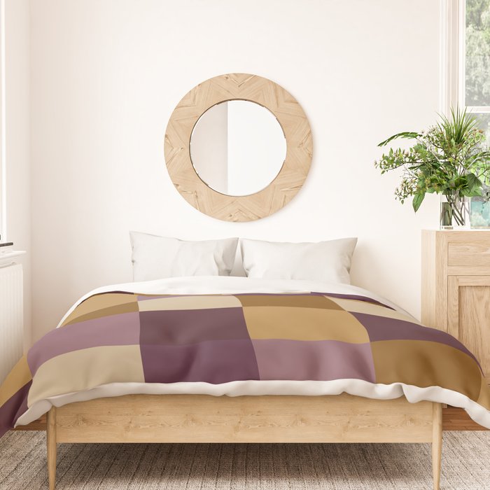 Bold Autumn Checks Pattern - Large XII Duvet Cover Gallery Image 3