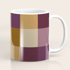 Bold Autumn Checks Pattern - Large XII Coffee Mug Gallery Image 1