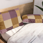 Bold Autumn Checks Pattern - Large XII Pillow Sham Gallery Image 2