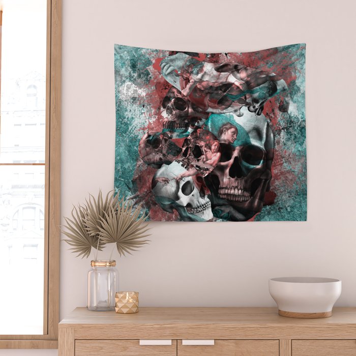 The Creation of Adam Wall Tapestry Gallery Image 2