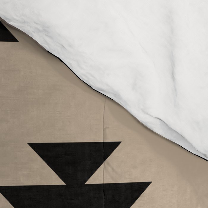 Southwestern Pattern 451 Beige and Black Comforter Gallery Image 4