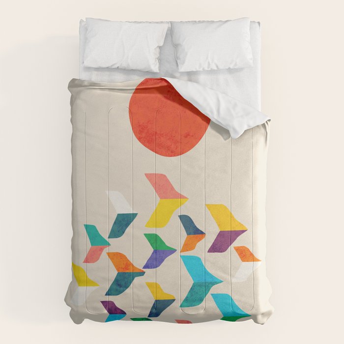Great Bird Migration Comforter Gallery Image 1