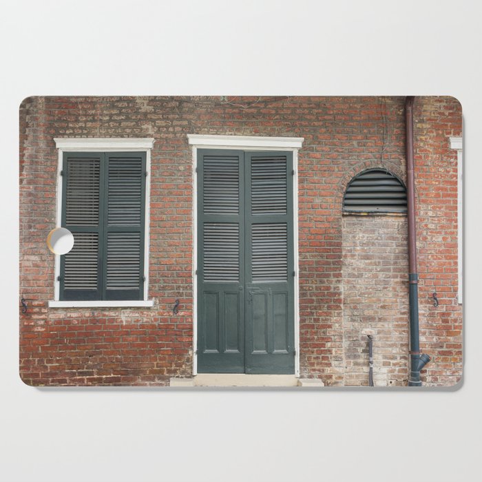 Old New Orleans II x New Orleans French Quarter Architecture Photography Cutting Board Gallery Image 1