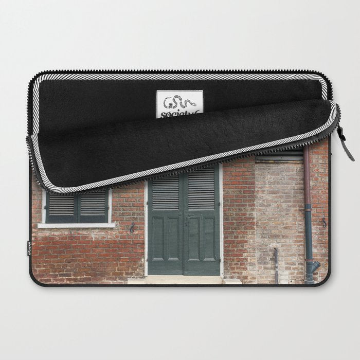 Old New Orleans II x New Orleans French Quarter Architecture Photography Laptop Sleeve Gallery Image 2