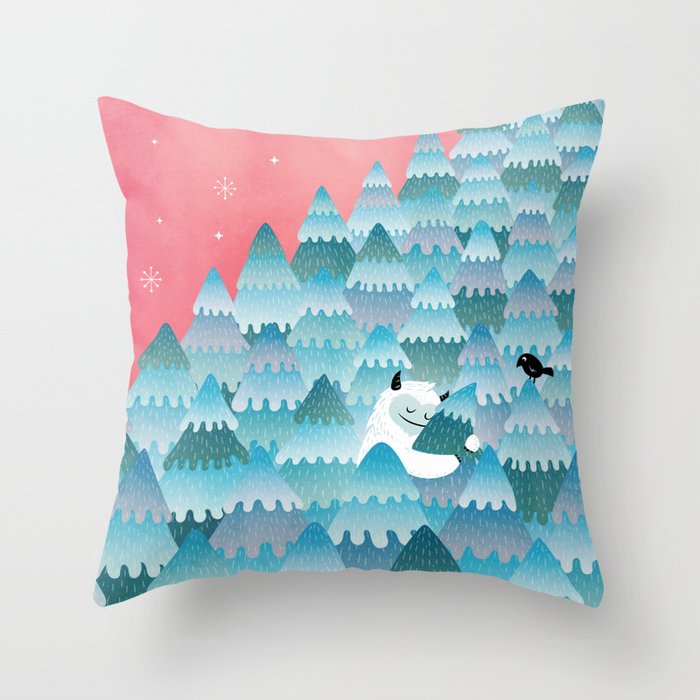 Tree Hugger Throw Pillow Gallery Image 1