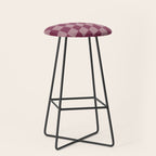 Wavy Ripe Berry x Dusty Mauve Stool Gallery Image 1