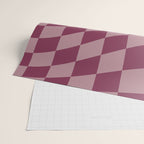 Wavy Ripe Berry x Dusty Mauve Wrapping Paper Gallery Image 2
