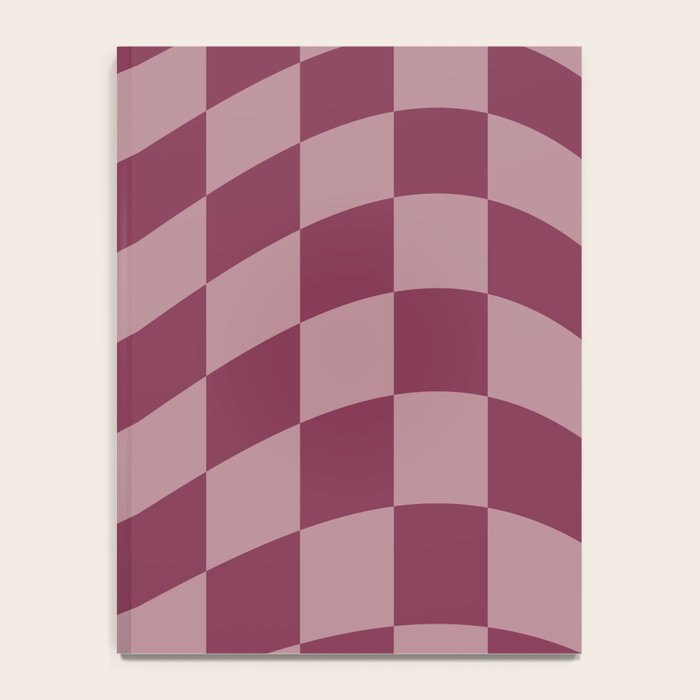 Wavy Ripe Berry x Dusty Mauve Notebook Gallery Image 4