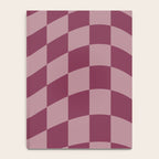 Wavy Ripe Berry x Dusty Mauve Notebook Gallery Image 4