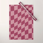 Wavy Ripe Berry x Dusty Mauve Wrapping Paper Gallery Image 1