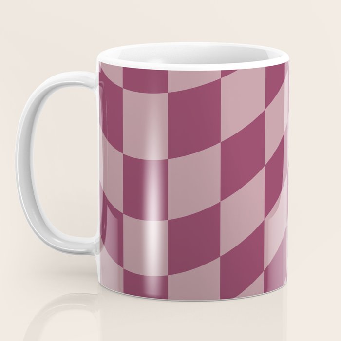 Wavy Ripe Berry x Dusty Mauve Coffee Mug Gallery Image 3