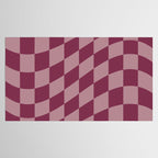 Wavy Ripe Berry x Dusty Mauve Tablecloth Gallery Image 2