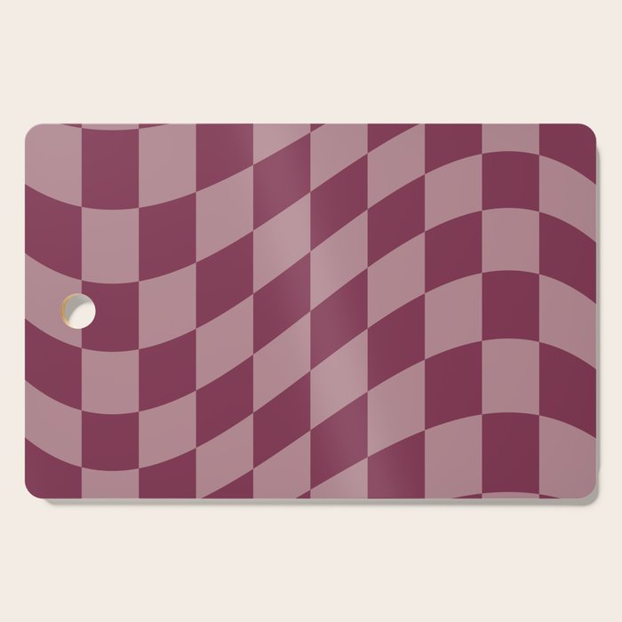 Wavy Ripe Berry x Dusty Mauve Cutting Board Gallery Image 1