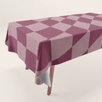 Wavy Ripe Berry x Dusty Mauve Tablecloth Gallery Image 1
