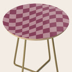 Wavy Ripe Berry x Dusty Mauve Side Table Gallery Image 2