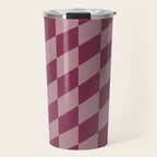 Wavy Ripe Berry x Dusty Mauve Travel Mug Gallery Image 1