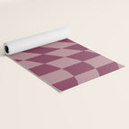 Wavy Ripe Berry x Dusty Mauve Yoga Mat Gallery Image 2