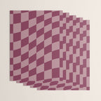 Wavy Ripe Berry x Dusty Mauve Wrapping Paper Gallery Image 3