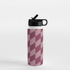 Wavy Ripe Berry x Dusty Mauve Water Bottle Gallery Image 1