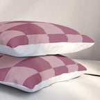 Wavy Ripe Berry x Dusty Mauve Pillow Sham Gallery Image 3