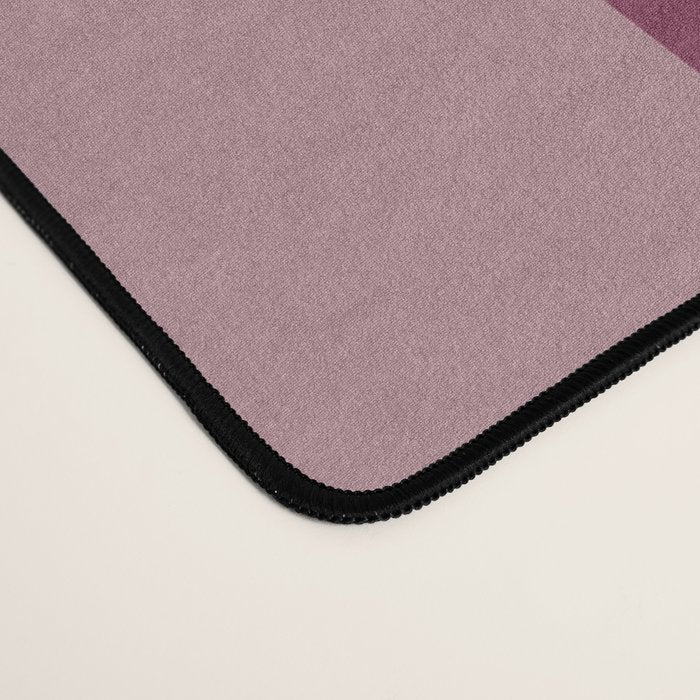 Wavy Ripe Berry x Dusty Mauve Desk Mat Gallery Image 4