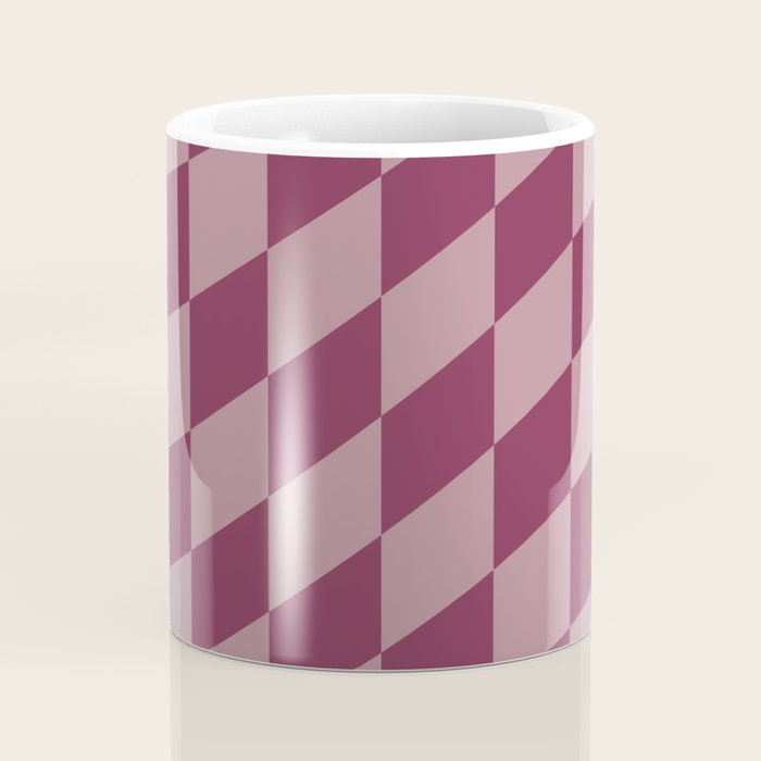 Wavy Ripe Berry x Dusty Mauve Coffee Mug Gallery Image 4